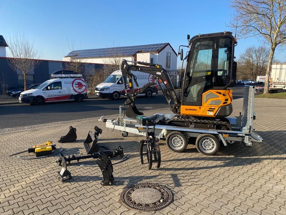 Mini escavatore Berger Kraus BK2000NKSR