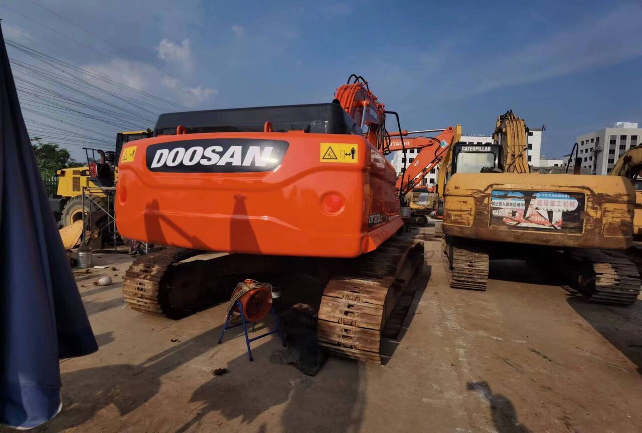 2024 Doosan DX300LC crawler excavator, rear view
