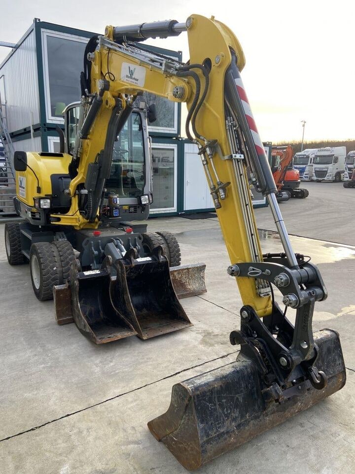 2023 Wacker Neuson EW65 wheel excavator, front three-quarter view 2023 Wacker Neuson EW65 wheel excavator, front three-quarter view