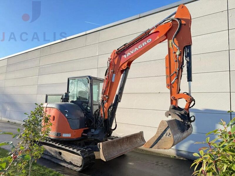 2013 Hitachi ZX65USB-5A CLR mini excavator, side view