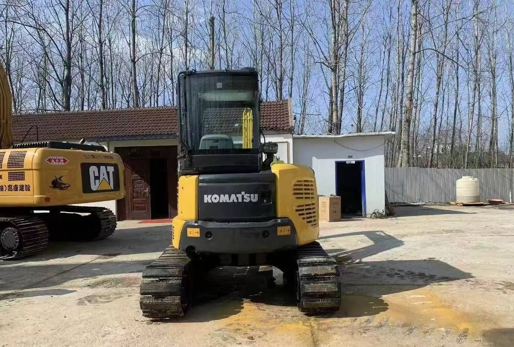 2025 Komatsu PC55 mini excavator, rear view 2025 Komatsu PC55 mini excavator, rear view