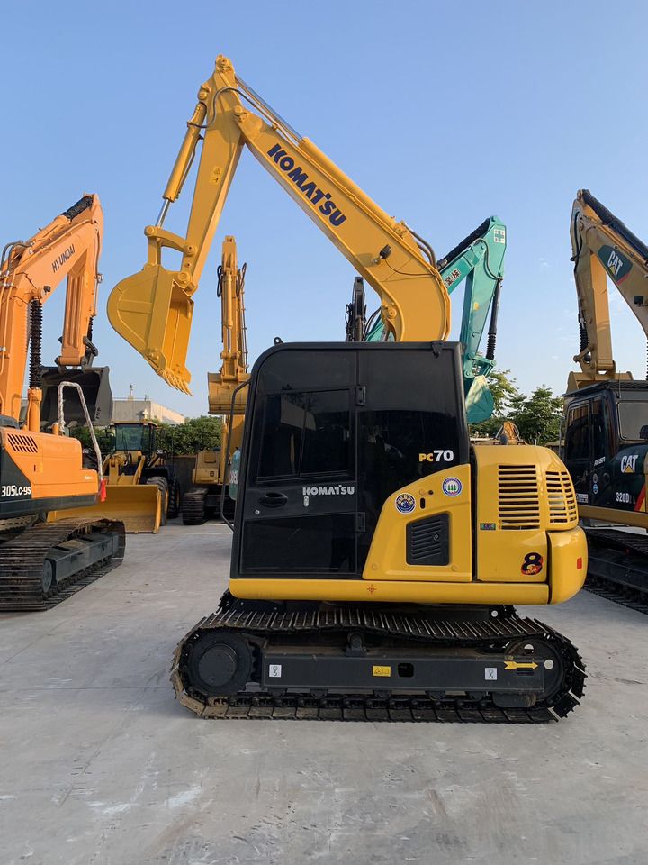 2022 Komatsu PC70-8 crawler excavator side view