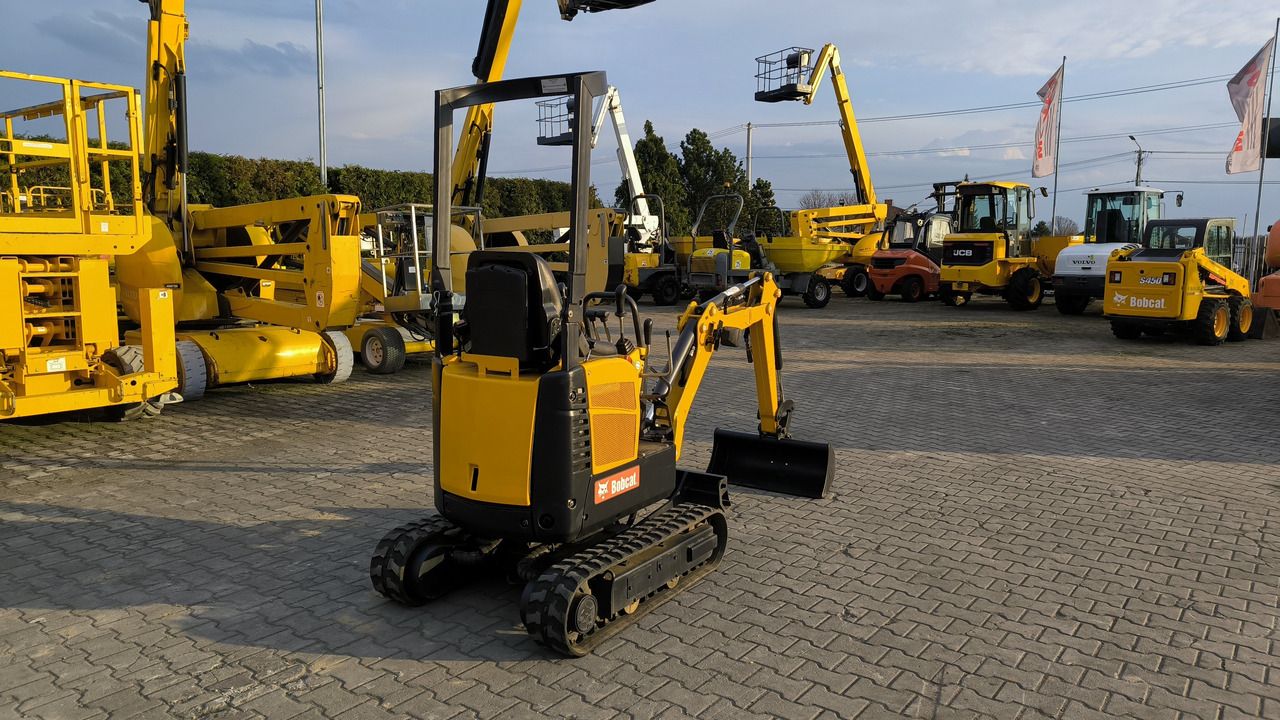 2018 Bobcat E08 AAEM mini excavator, rear view