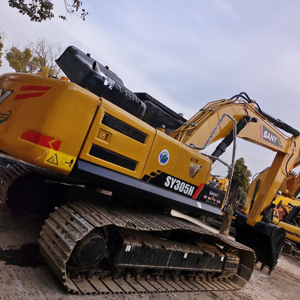 2024 Sany SY305H crawler excavator, rear three-quarter view