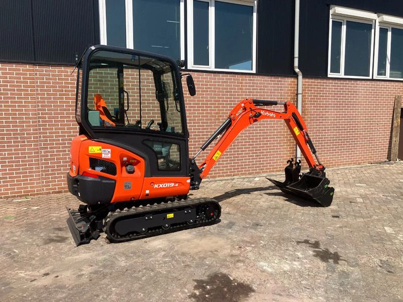 2023 Kubota KX019-4 crawler excavator, side view 2023 Kubota KX019-4 crawler excavator, side view