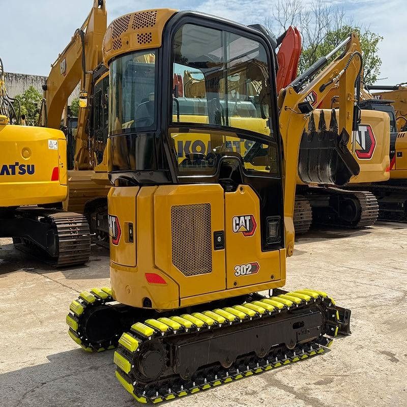 2023 Caterpillar 302CR mini excavator, front three-quarter view 2023 Caterpillar 302CR mini excavator, front three-quarter view