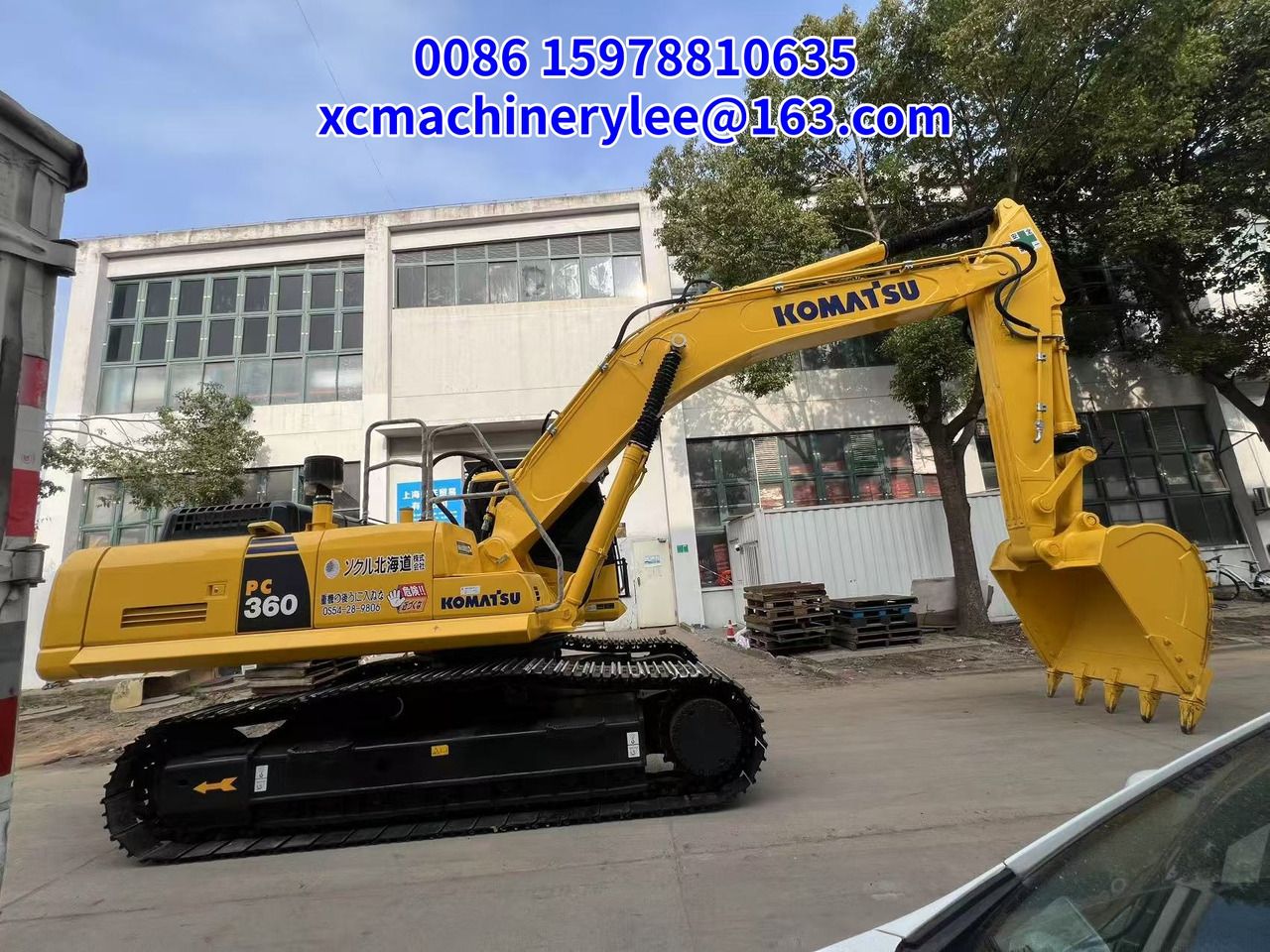 2023 Komatsu PC360 crawler excavator side view