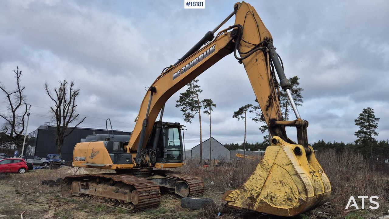 2008 CASE CX290B crawler excavator, side view