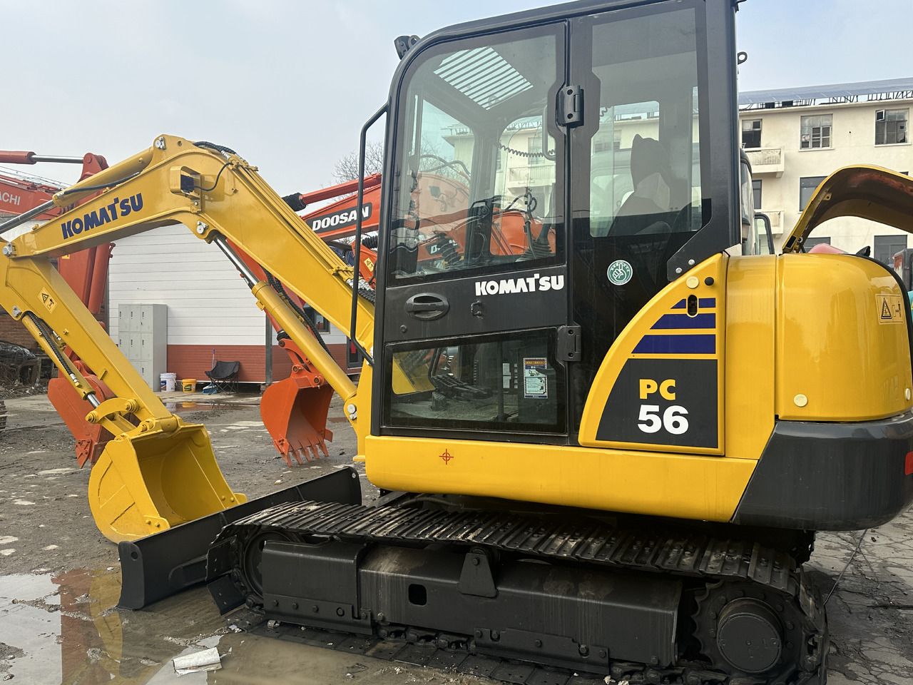 2023 Komatsu PC56-3 mini excavator side view