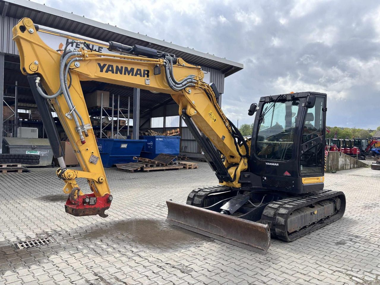 2021 Yanmar VIO80-2PB mini excavator, side view