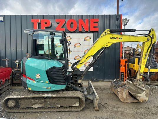 2023 Ammann AMX 58 mini excavator side view 2023 Ammann AMX 58 mini excavator side view