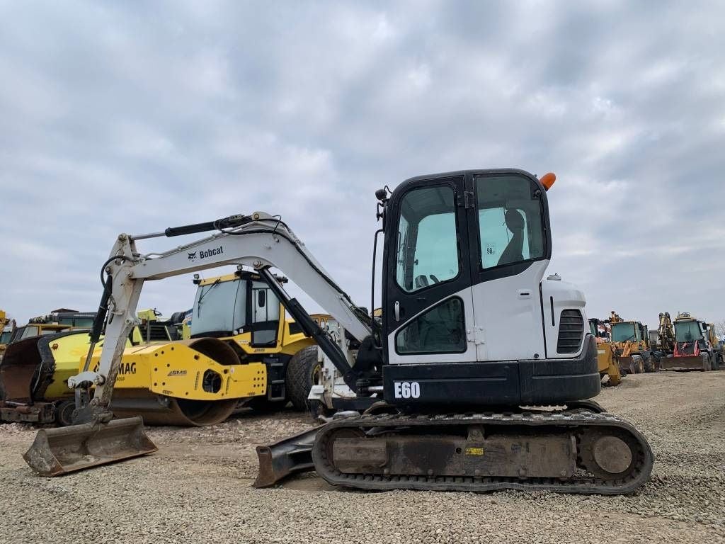 2013 Bobcat E60 mini excavator, side view