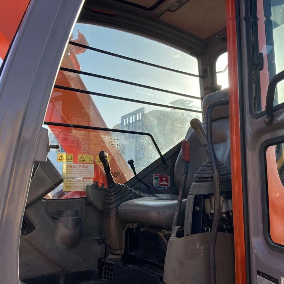 Hitachi ZX75US Crawler Excavator interior view Hitachi ZX75US Crawler Excavator interior view
