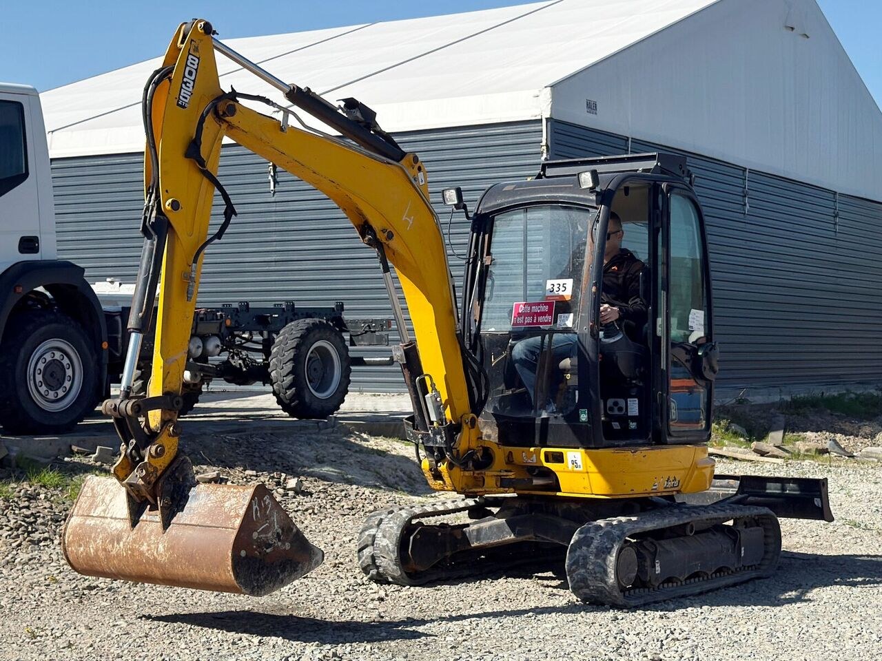 2018 JCB 8035ZT crawler excavator side view