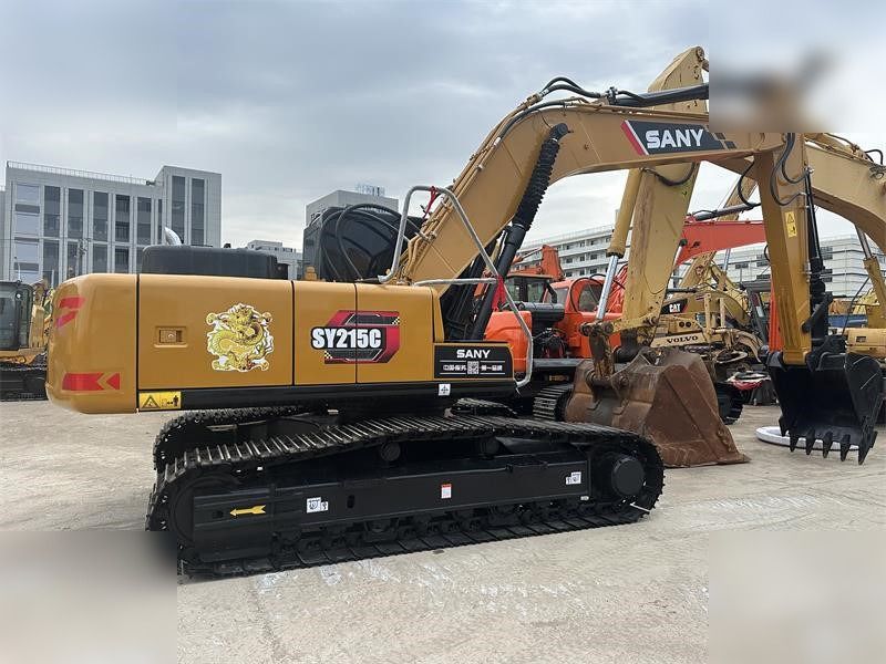 2023 Sany SY215C crawler excavator, side profile view 2023 Sany SY215C crawler excavator, side profile view