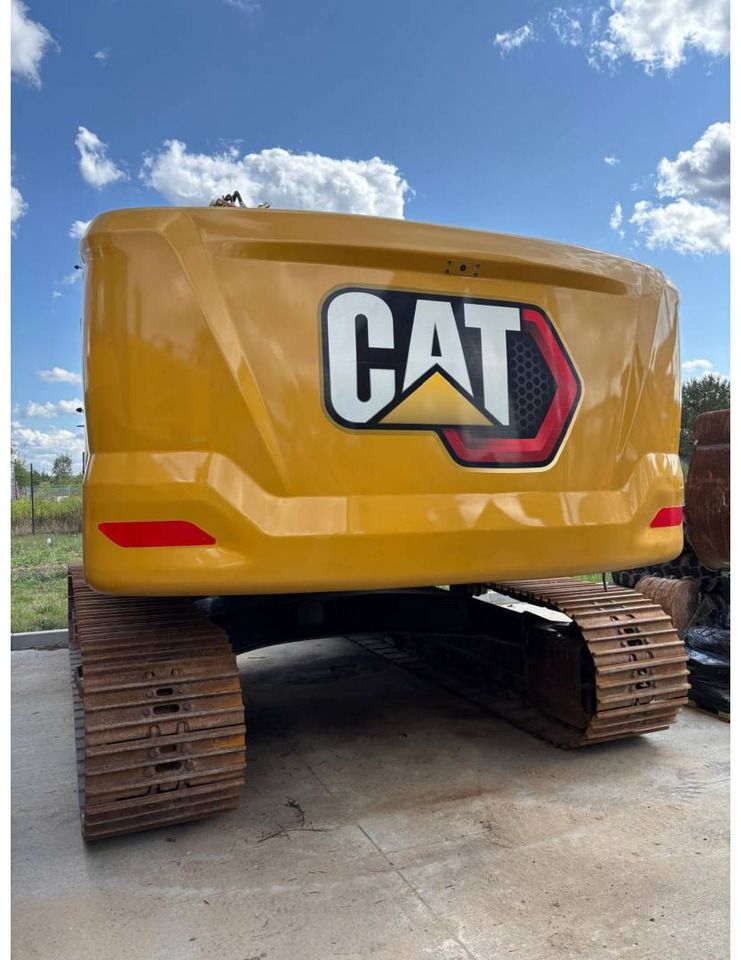 2022 Caterpillar 320GC crawler excavator rear view