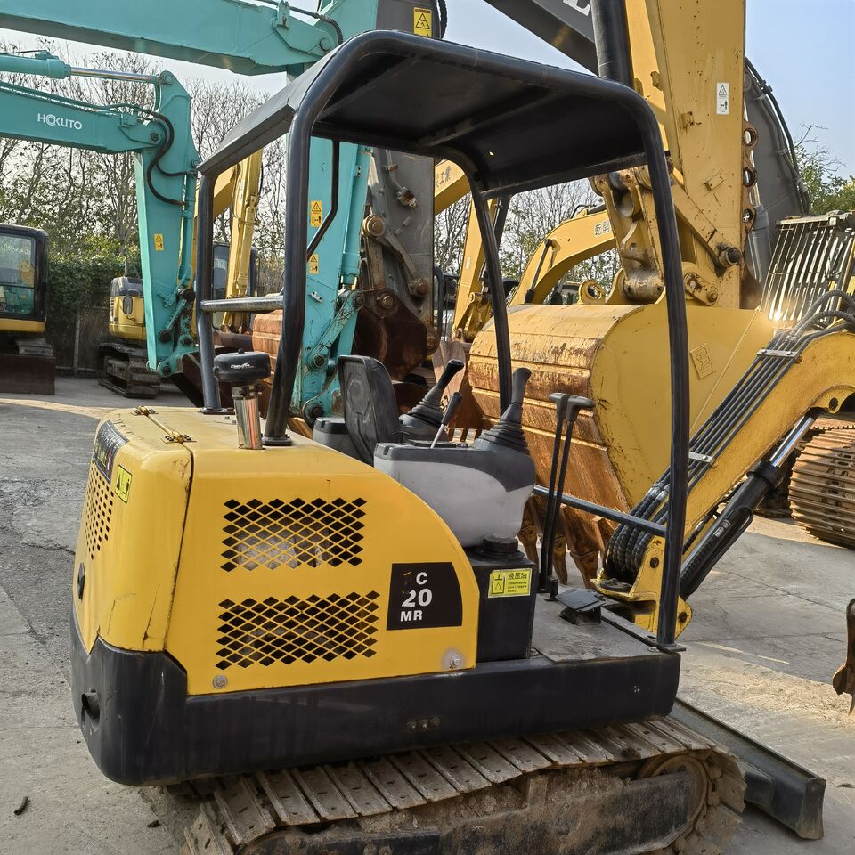 2023 Komatsu PC20MR mini excavator, rear three-quarter view 2023 Komatsu PC20MR mini excavator, rear three-quarter view