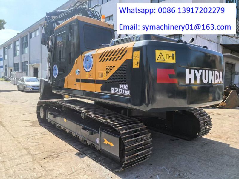 2024 Hyundai HX220HD crawler excavator rear three-quarter view 2024 Hyundai HX220HD crawler excavator rear three-quarter view