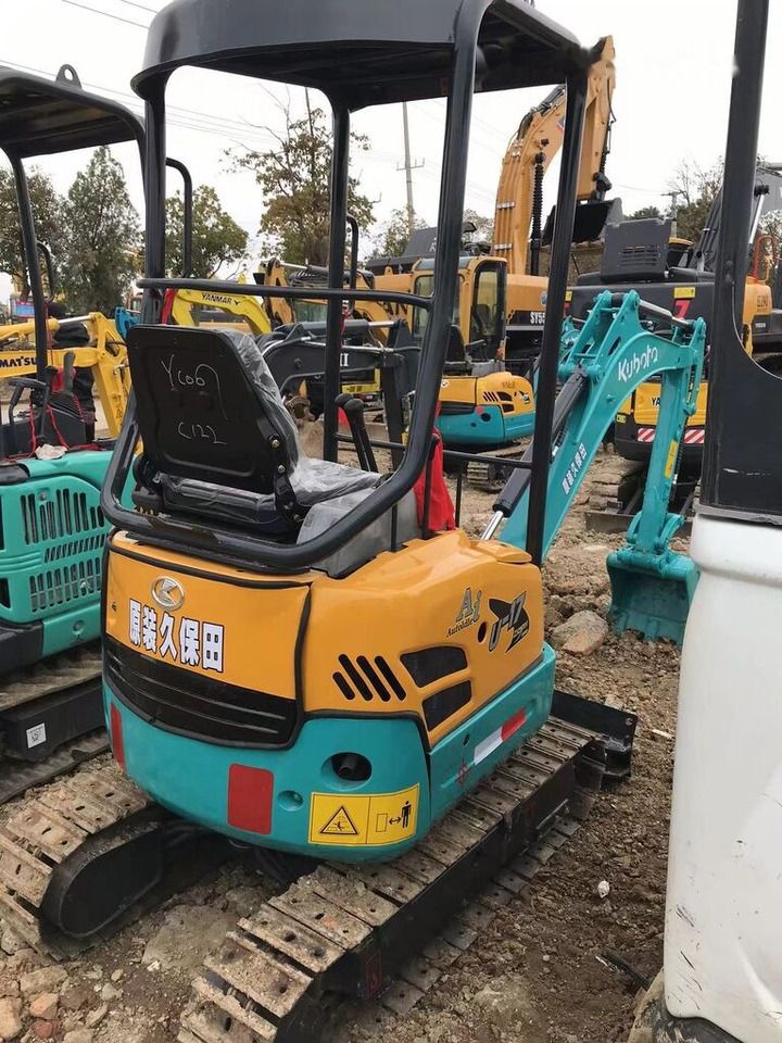 2021 Kubota U17 mini excavator rear view 2021 Kubota U17 mini excavator rear view