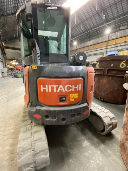 2021 Hitachi ZAXIS 55U-6 mini excavator rear view 2021 Hitachi ZAXIS 55U-6 mini excavator rear view