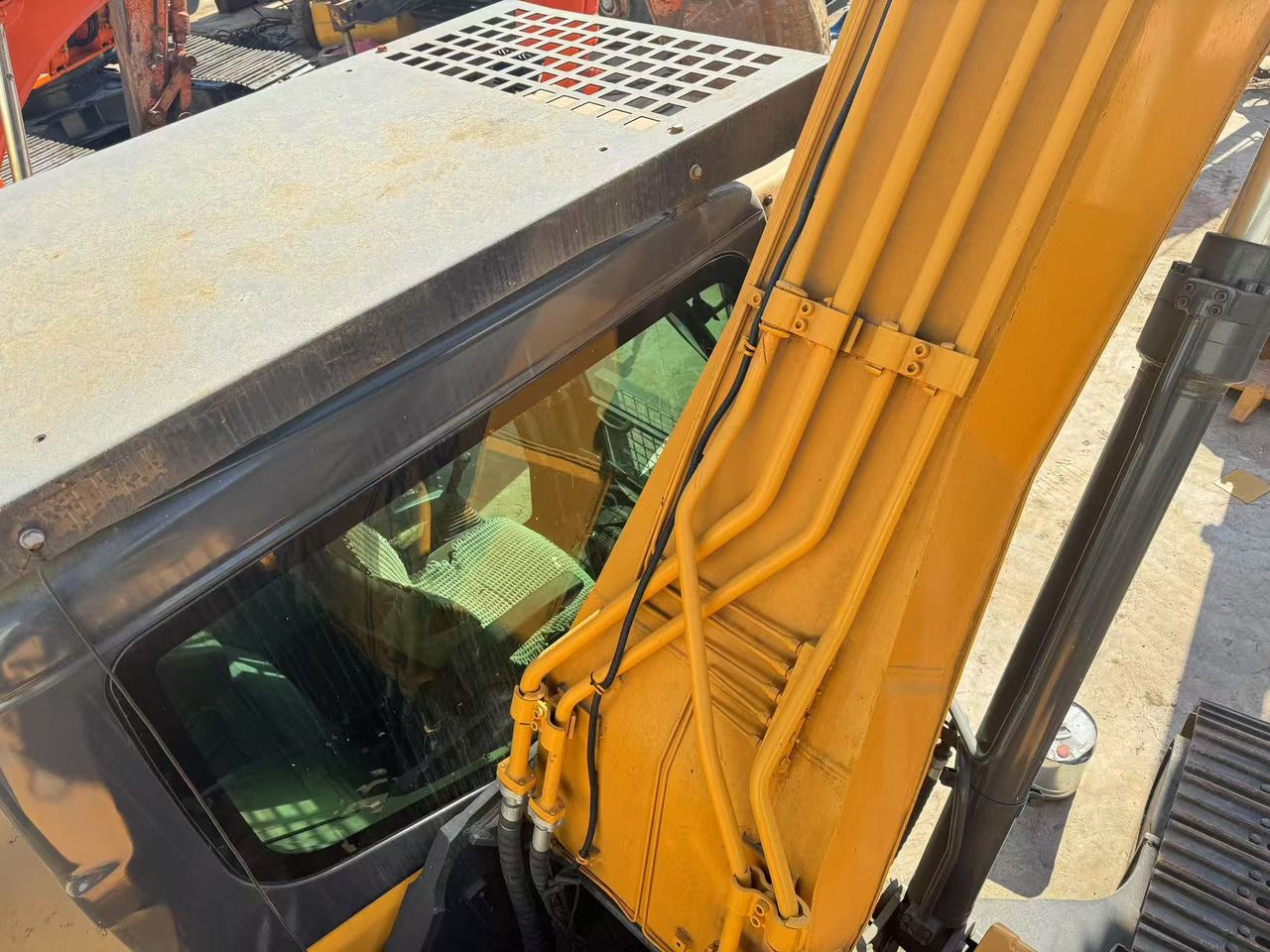 2022 Sany SY215C crawler excavator cab and boom detail 2022 Sany SY215C crawler excavator cab and boom detail