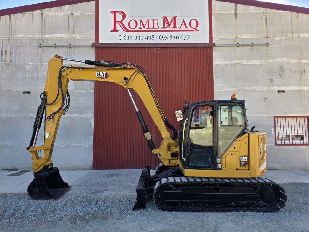 2019 Caterpillar 308 mini excavator, side profile view