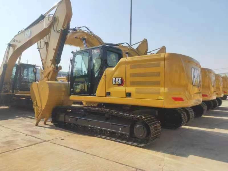 2026 Caterpillar 326GC crawler excavator, side view
