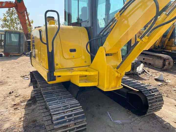 2011 Komatsu PC56 crawler excavator, rear three-quarter view 2011 Komatsu PC56 crawler excavator, rear three-quarter view