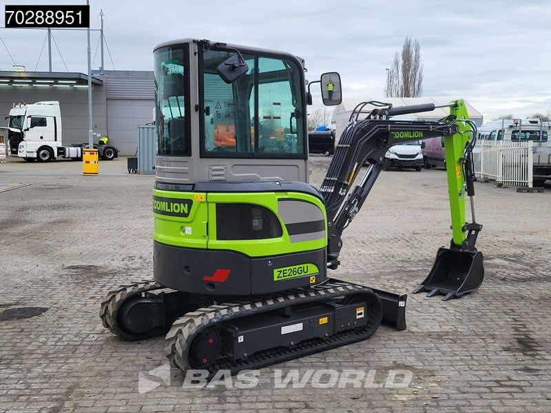 2025 Zoomlion ZE26GU mini excavator rear view 2025 Zoomlion ZE26GU mini excavator rear view