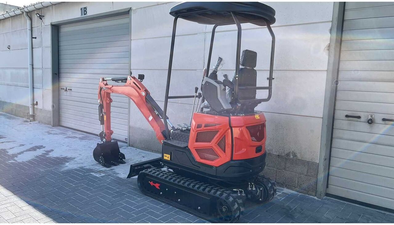 2026 DMPRO DM18Y mini excavator, rear three-quarter view 2026 DMPRO DM18Y mini excavator, rear three-quarter view