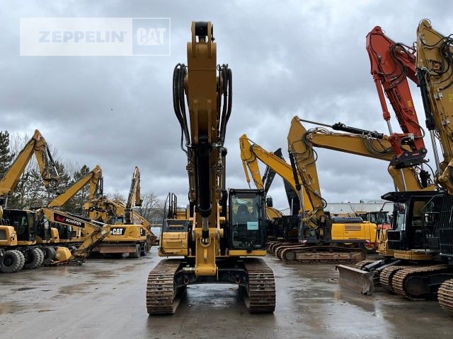 2021 Caterpillar 336-07C crawler excavator, front view 2021 Caterpillar 336-07C crawler excavator, front view