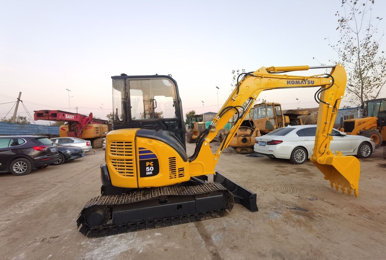 2020 Komatsu PC50MR mini excavator, side view