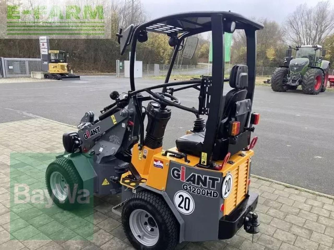2023 Giant G1200HD mini excavator, rear three-quarter view