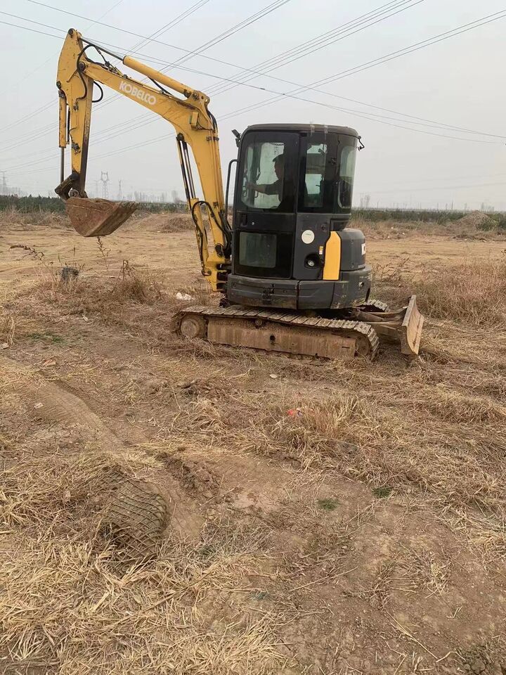 2024 Kobelco SK55 excavator, side view 2024 Kobelco SK55 excavator, side view