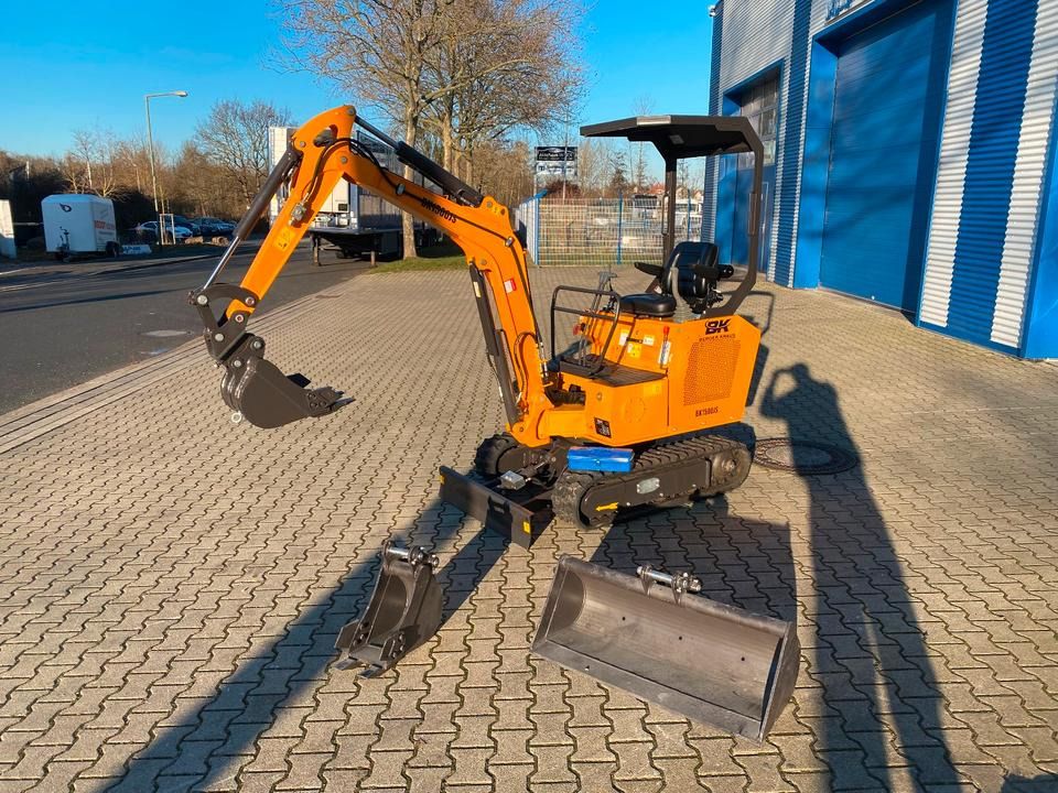 2026 Berger Kraus BK1500JS mini excavator, side view