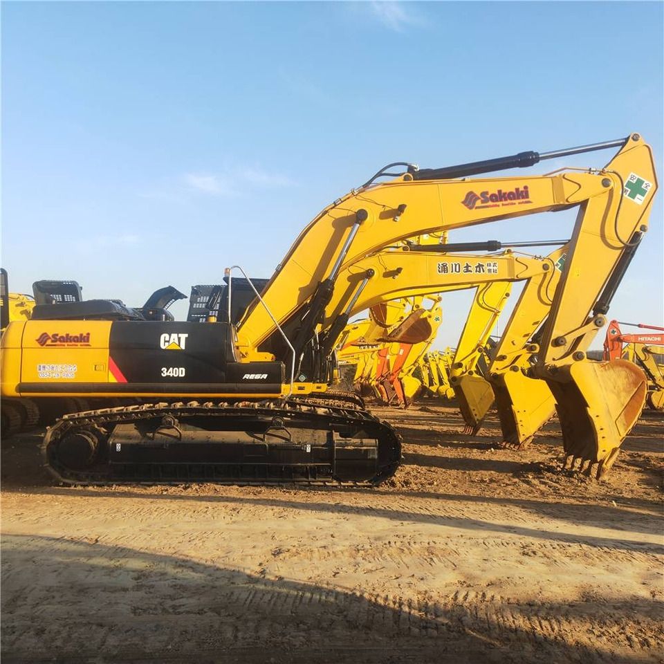2023 Caterpillar 340D crawler excavator, side profile view 2023 Caterpillar 340D crawler excavator, side profile view