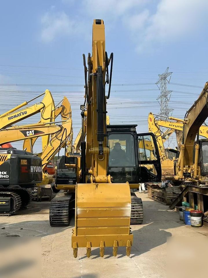 2022 Caterpillar 312D2 crawler excavator, front view