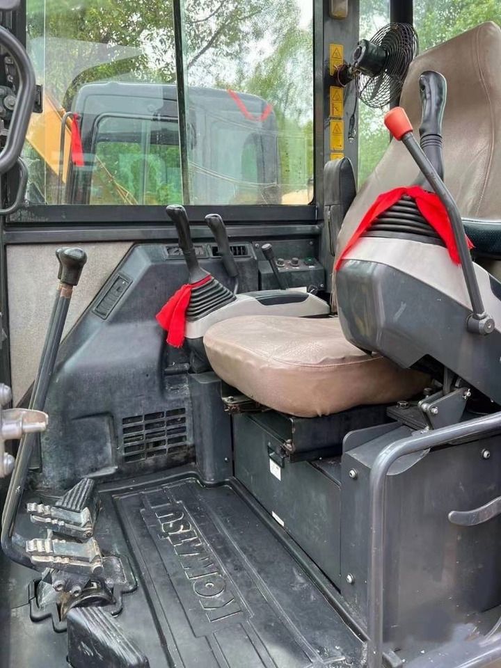 2022 Komatsu PC56-7 mini excavator interior view 2022 Komatsu PC56-7 mini excavator interior view