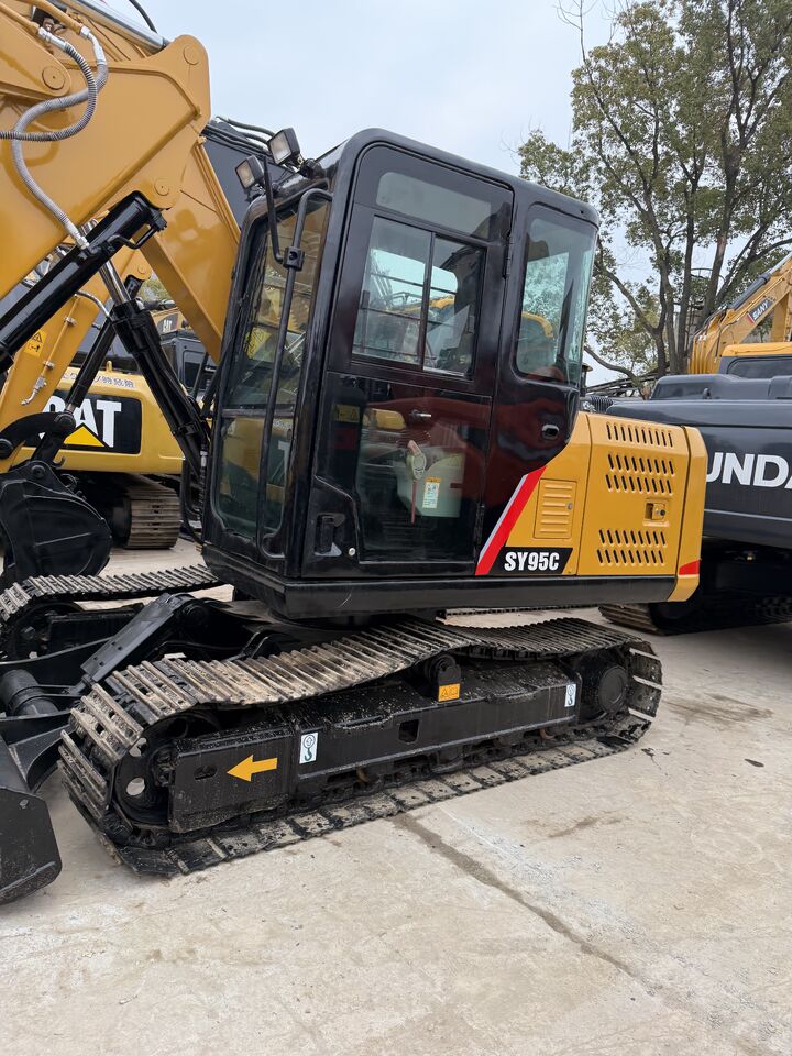2025 Sany SY95C mini excavator side view
