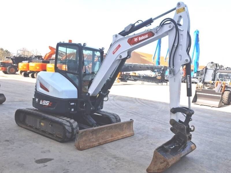 2023 Bobcat E55 Z mini excavator, side view 2023 Bobcat E55 Z mini excavator, side view