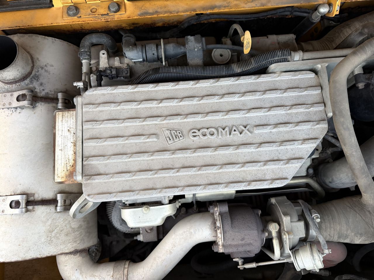 2018 JCB JS131LC Crawler Excavator engine compartment view
