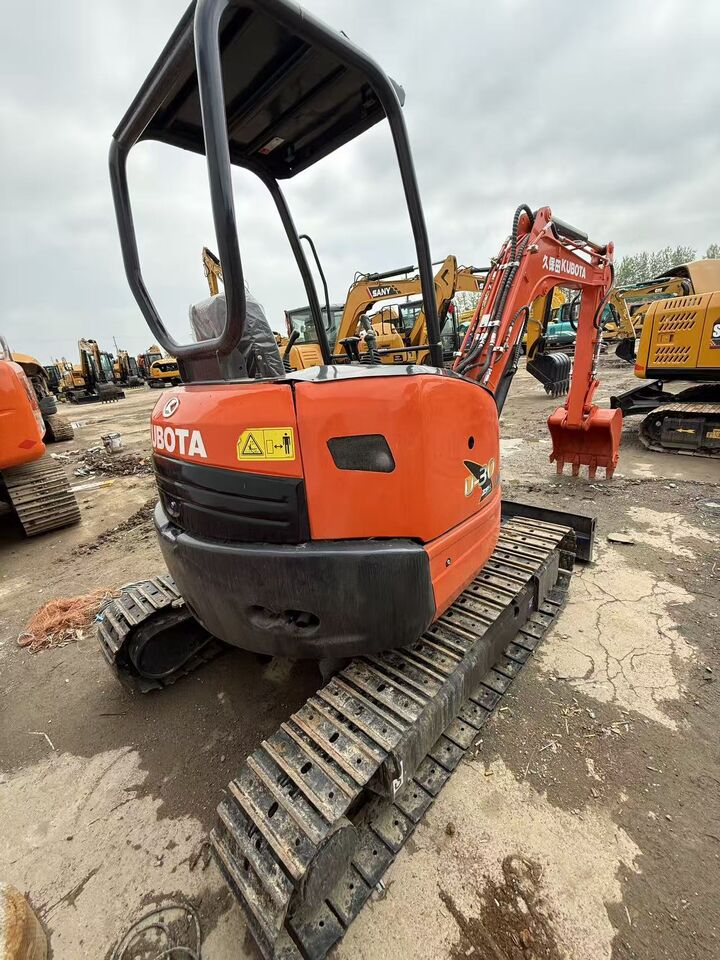 2024 Kubota U-30 mini excavator, rear three-quarter view