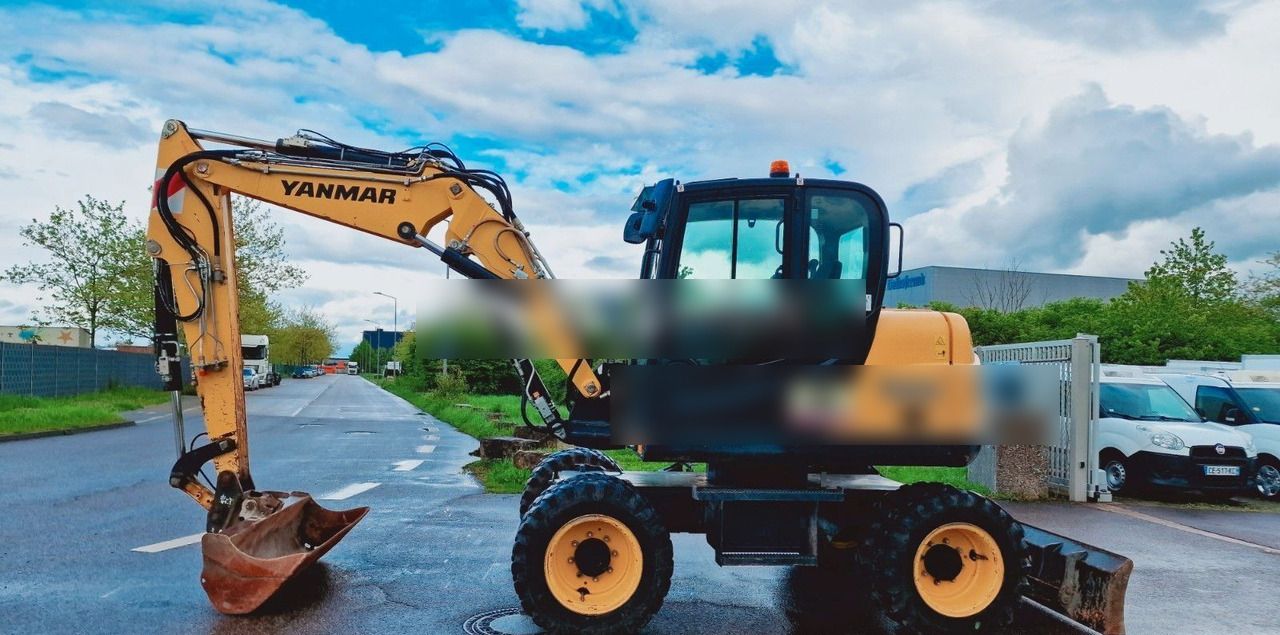 2020 Yanmar B95W wheel excavator side view 2020 Yanmar B95W wheel excavator side view