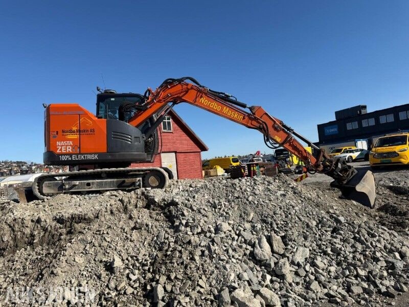 2022 Hitachi ZE85 electric excavator, side view