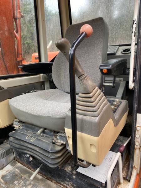 2004 Daewoo 75 mini excavator interior cab view 2004 Daewoo 75 mini excavator interior cab view