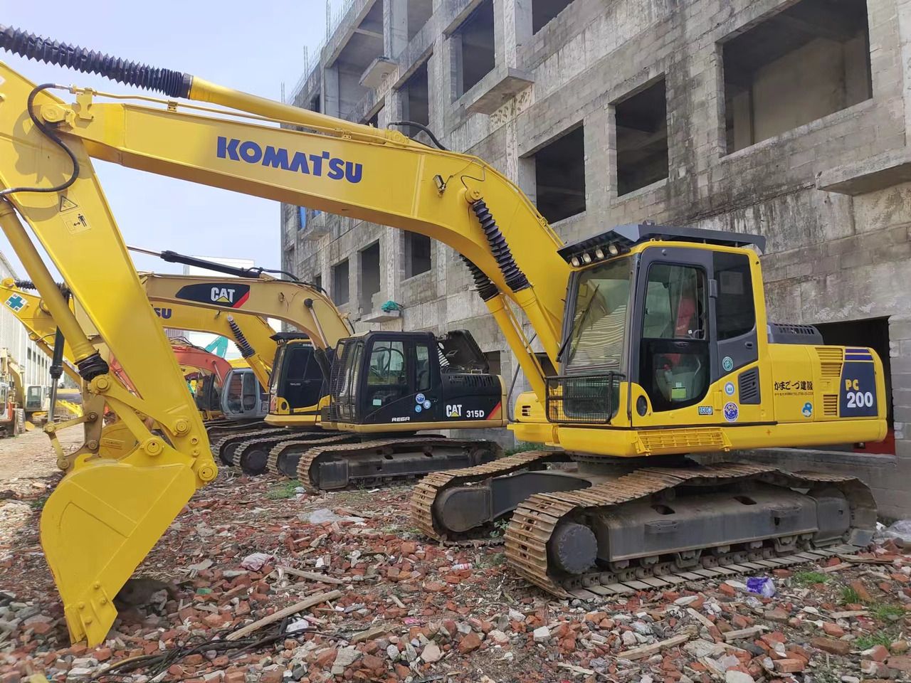 2018 Komatsu PC200-8 Raupenbagger, Seitenansicht