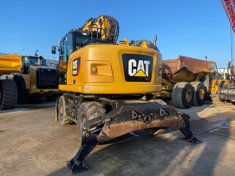 2018 Caterpillar M315F wheel excavator, rear three-quarter view 2018 Caterpillar M315F wheel excavator, rear three-quarter view