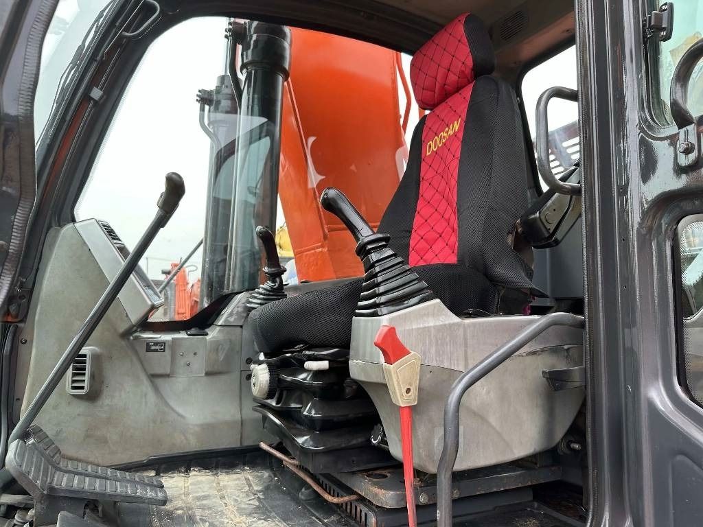 2023 Doosan DX225LC-9C crawler excavator interior cab view