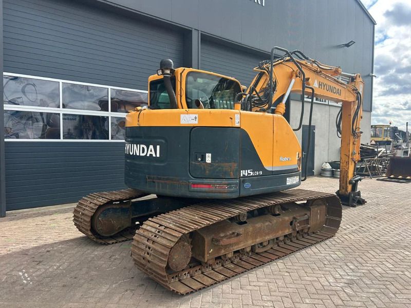 2011 Hyundai R145LCR-9S crawler excavator, rear three-quarter view