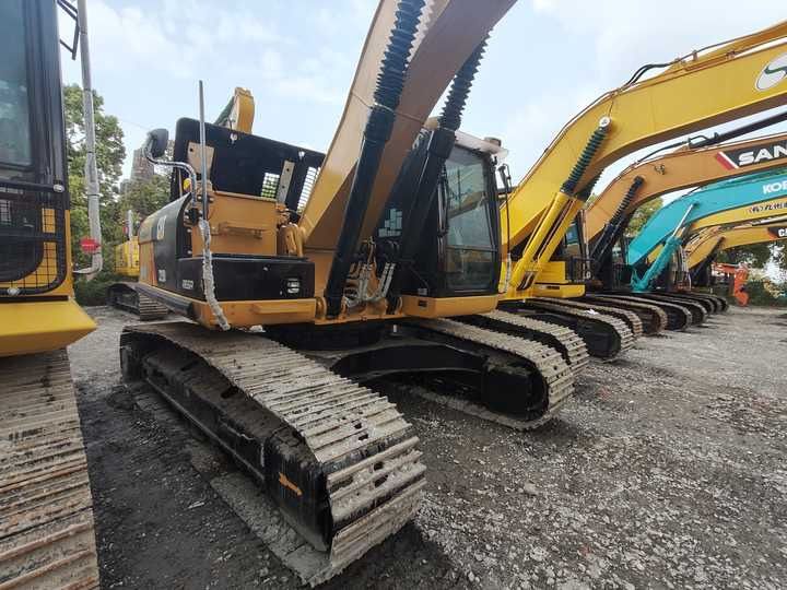 2022 Caterpillar 329D2 crawler excavator, side profile view